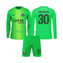 Camisola Paris Saint-Germain Lucas Chevalier 30 Guarda-redes Criança Equipamento Segundo 2025-2026 Manga Comprida